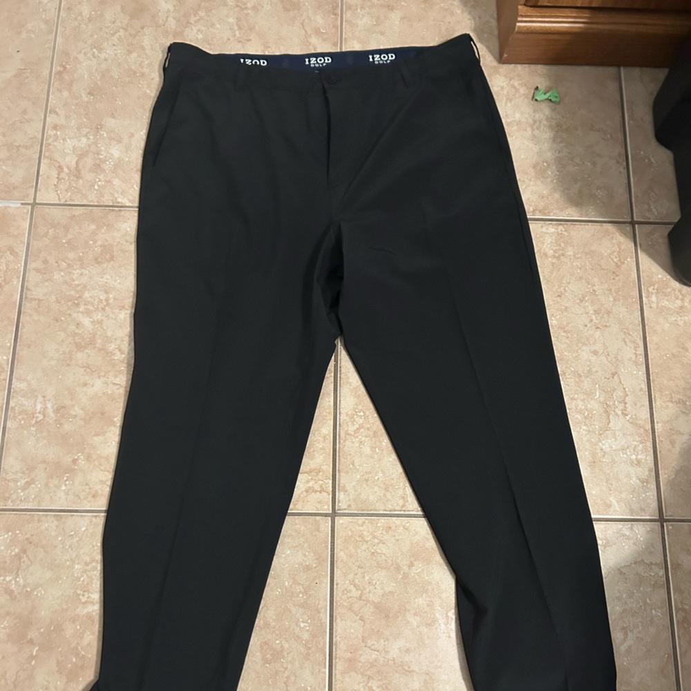 Izod Classic Black Men's Dress Golf Pants